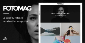 Fotomag Minimal Blog Magazine Personal Blog