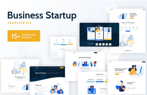 Vixus Business Startup Template Kit