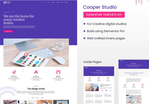 Cooper Studio Elementor Template Kit