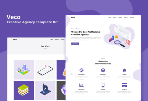 Veco Creative Agency Template Kit