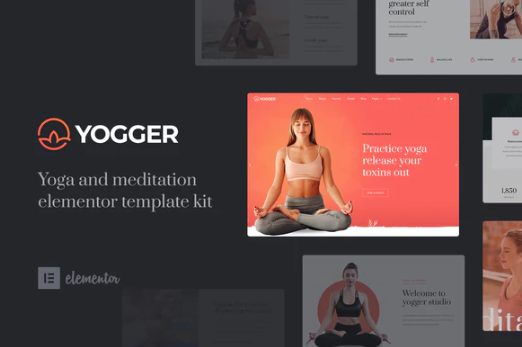 Yogger Meditation and Yoga Elementor Template Kit