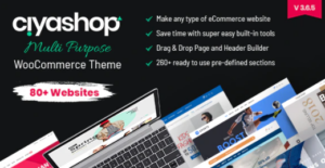 CiyaShop Responsive Multi Purpose WooCommerce WordPress Theme