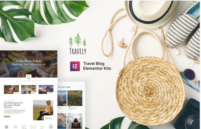 Travely Travel Blog Template Kit