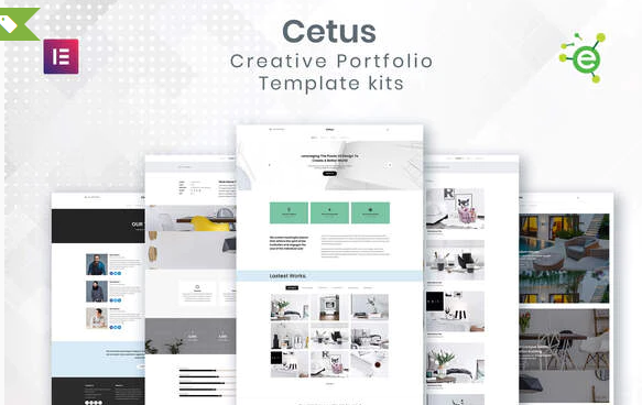 CETUS Creative Portfolio Elementor Template Kit