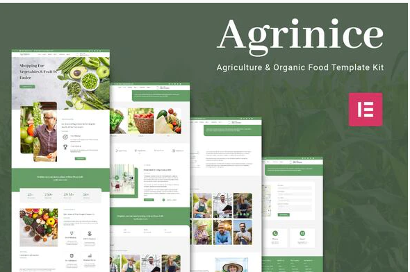 Agrinice Agriculture and Organic Food Template Kit