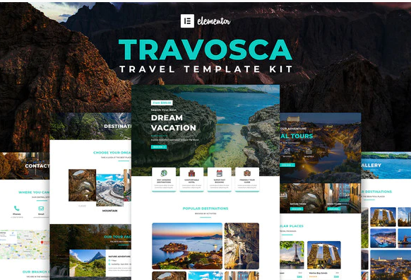 Travosca Travel Elementor Template Kit