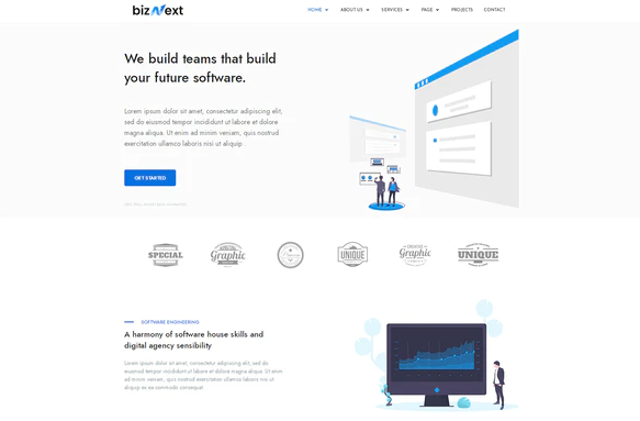 bizNext Corporate Business Template Kit