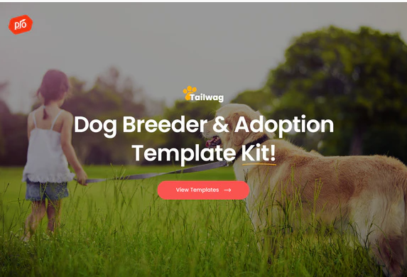 Tailwag Dog Breeder Adoption Template Kit