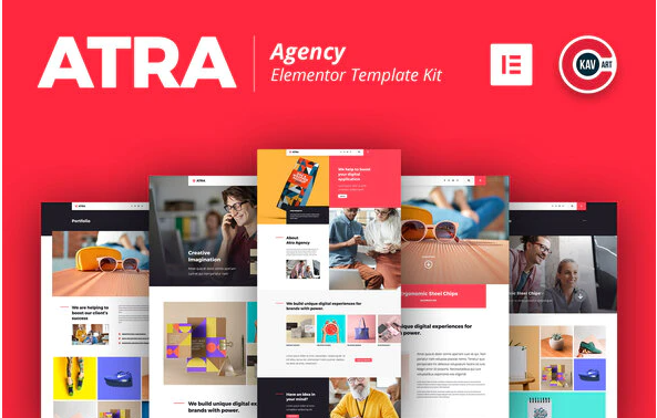 Atra Creative Agency Elementor Template Kit