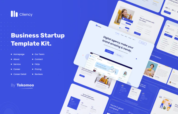 Clientcy Business Startup Elementor Template Kit