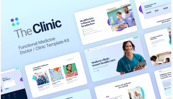 The Clinic Health Medical Elementor Template Kit