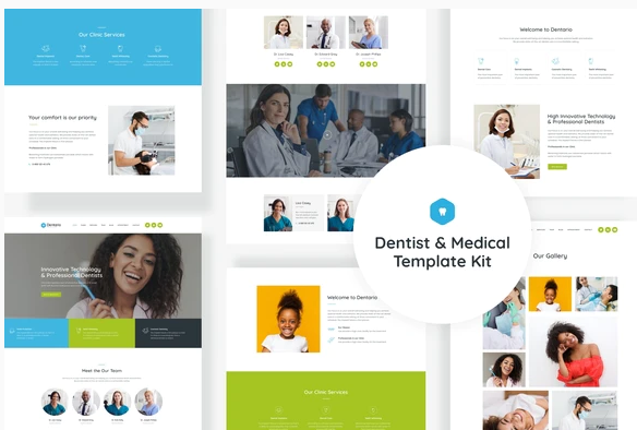 Dentario Dentist Medical Elementor Template Kit