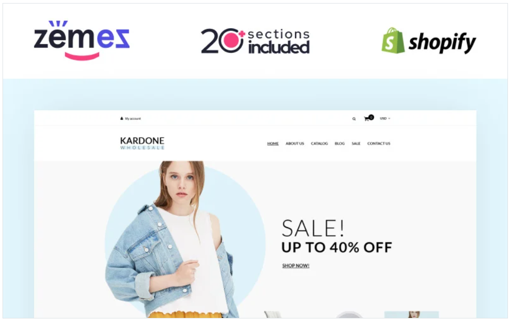 Kardone Wholesale Store Template Clean Shopify Theme