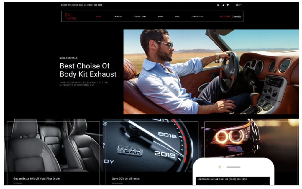 Car Tuning Car Tuning Multipage Modern Shopify Theme