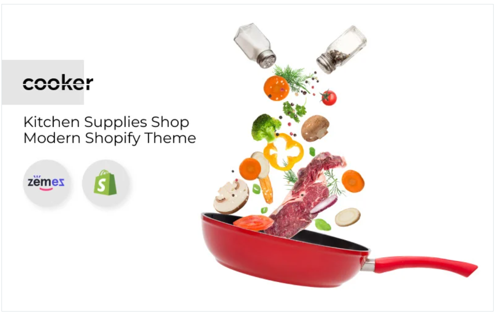 Cooker Kitchen Supplies Shop Modern Shopify Theme