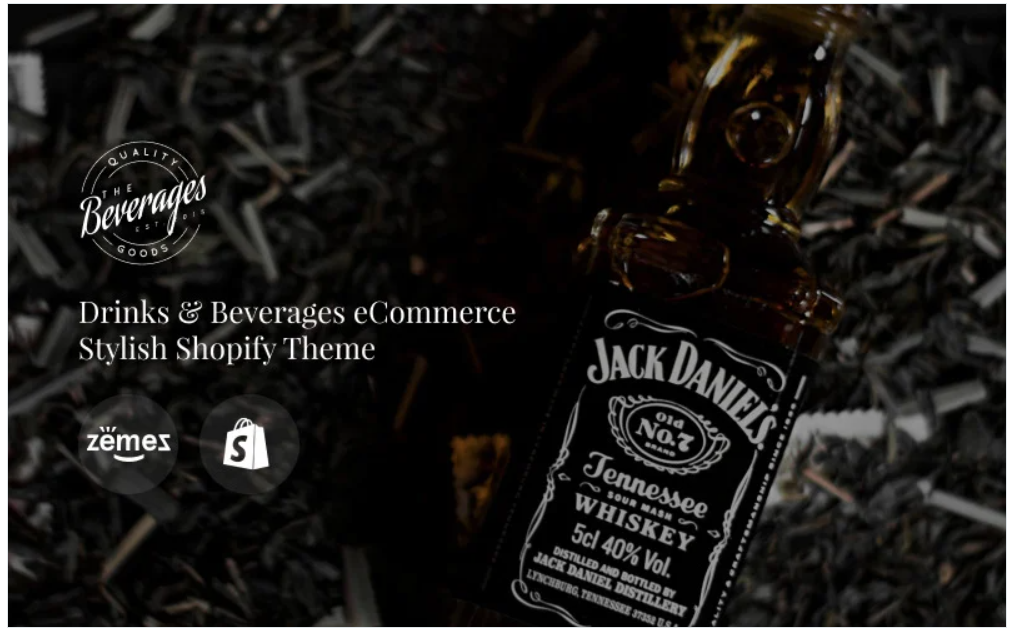 Beverages Drinks Beverages eCommerce Stylish Shopify Theme