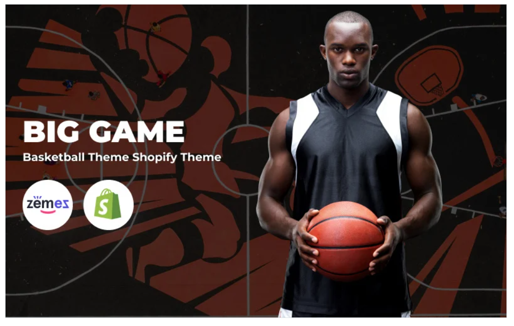 Big Game Basketball Theme Shopify Theme