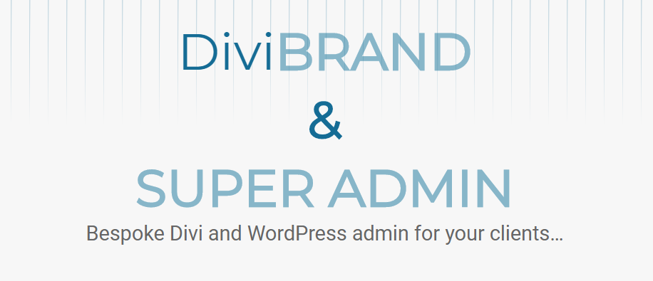 Divi Brand Super Admin