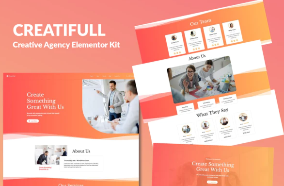 Creatifull Creative Agency Elementor Template Kit