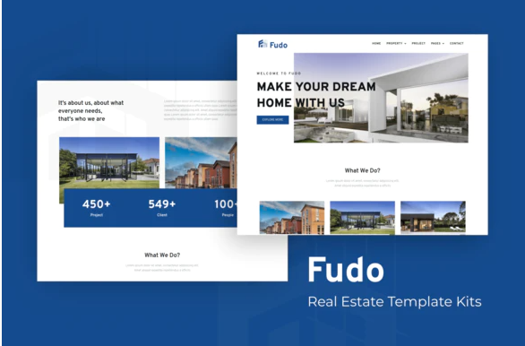 Fudo Real Estate Elementor Template Kit