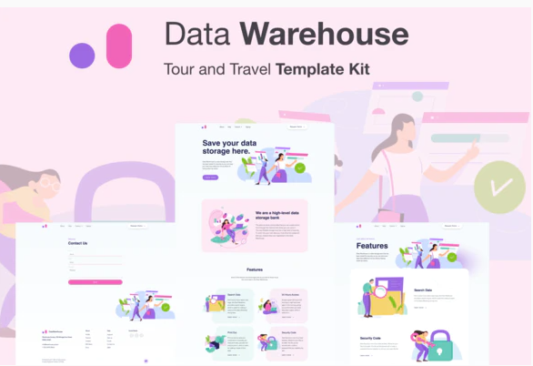 Stroranger Data Warehouse Elementor Template Kit