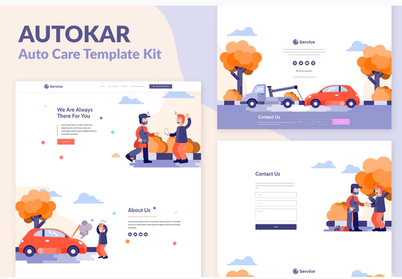 Autokar Auto Care Elementor Template Kit