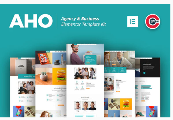 Aho Agency Business Elementor Template Kit