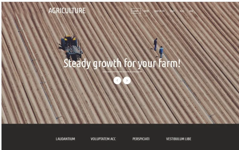 Agricultural Organization Joomla Template 1