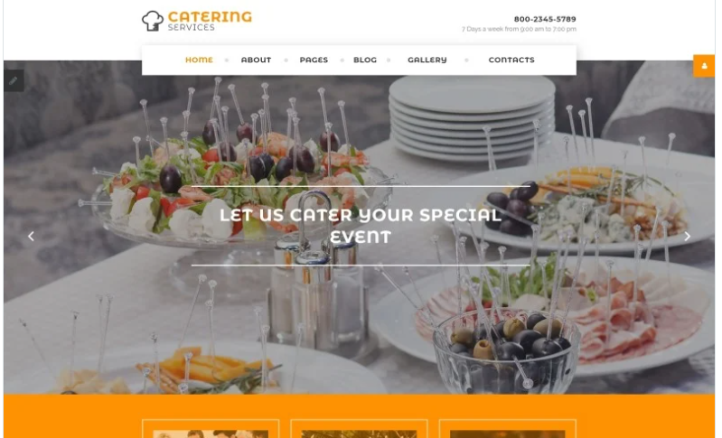 Catering Services Joomla Template