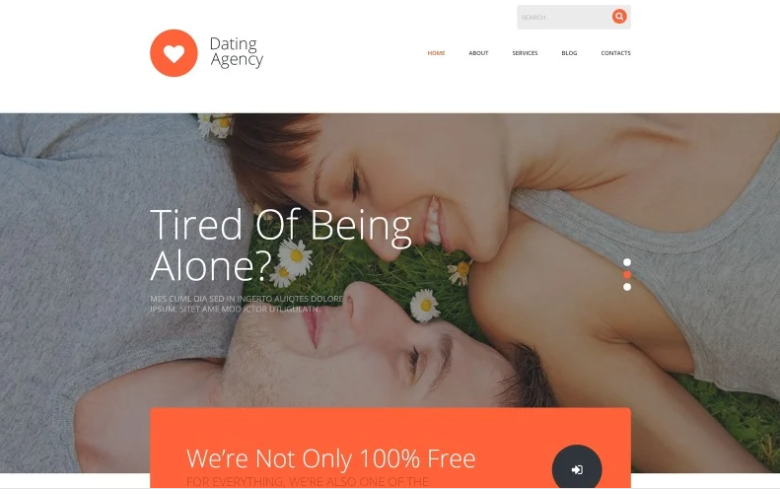 Dating Agency Joomla Template