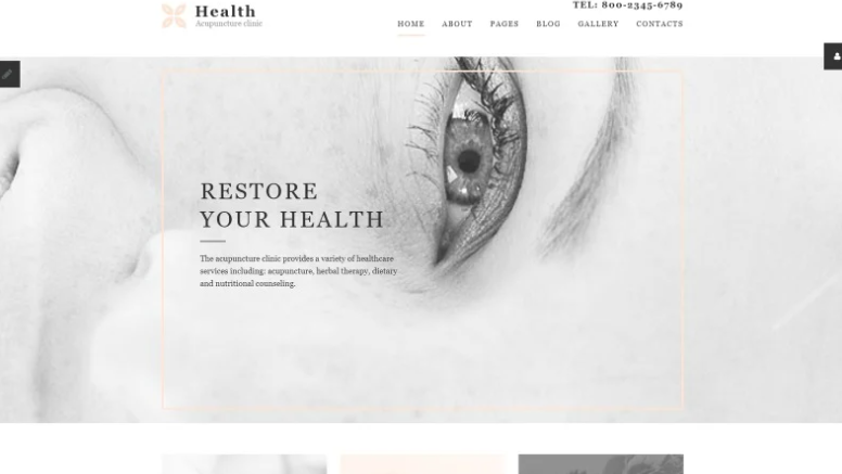 Acupuncture Clinic Joomla Template 1