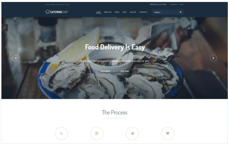 Catering Chief Catering Joomla Template