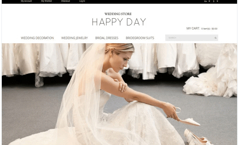 Wedding Store Magento Theme