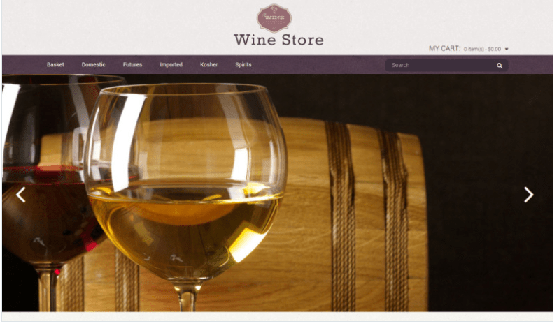 Wine Store Magento Theme