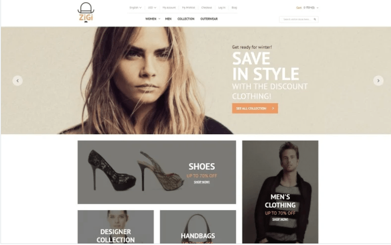 Apparel Responsive Magento Theme 3