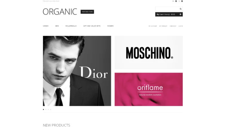 Exclusive Perfumes Magento Theme