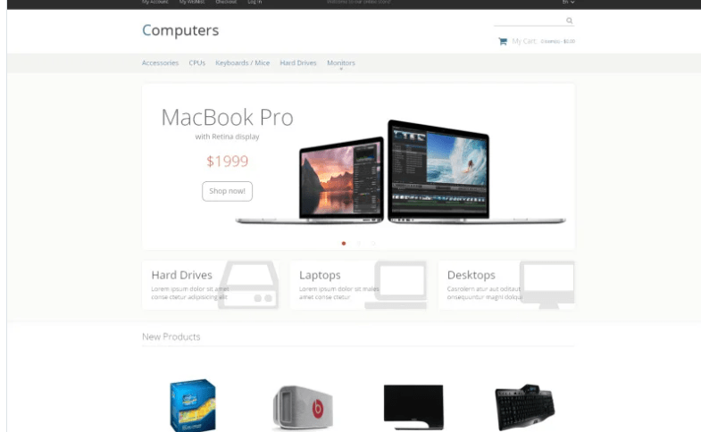 Computer Store Responsive Magento Theme