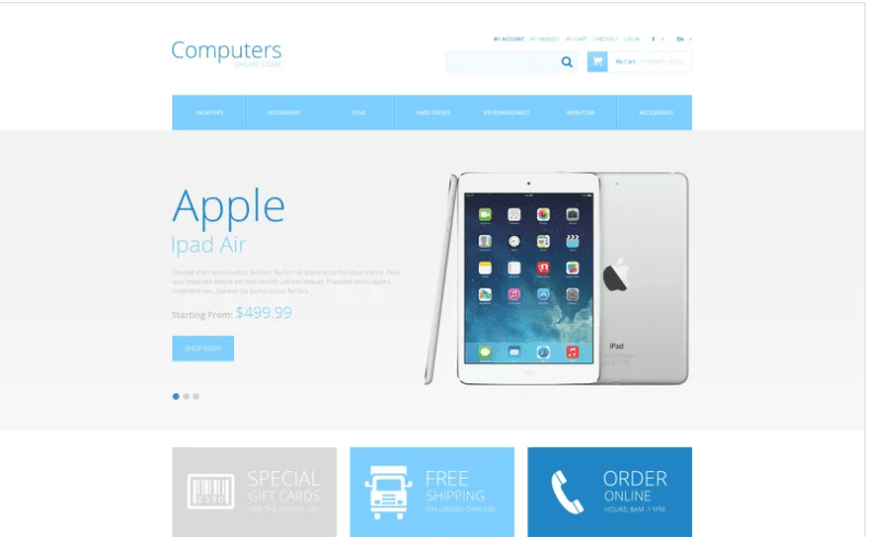 Computer Store Responsive Magento Theme.2