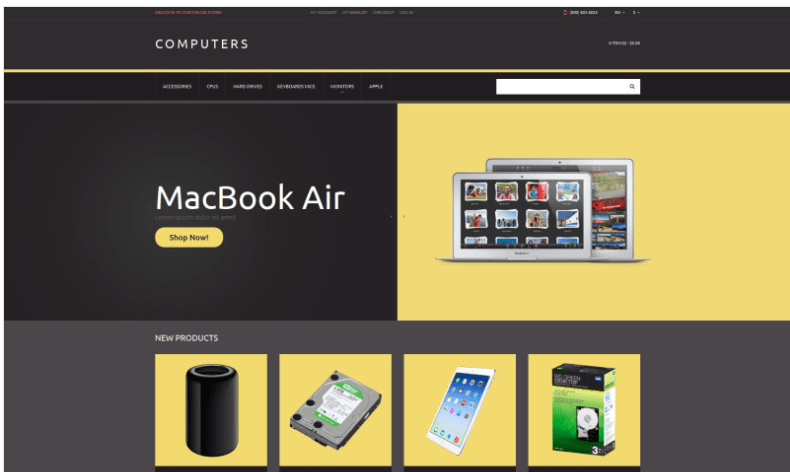 Computer Repair Responsive Magento Theme