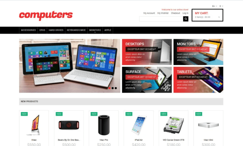 Computer Store Responsive Magento Theme.3