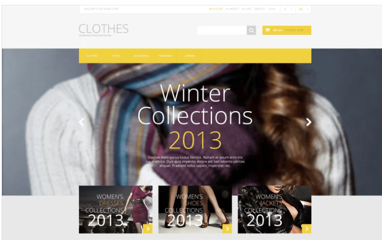 Apparel Responsive Magento Theme 1