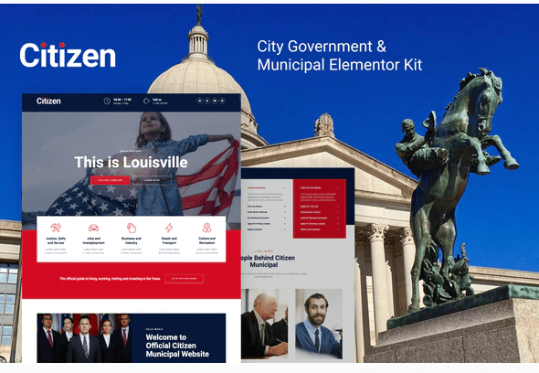 Citizen – City Government Municipal Elementor Kit