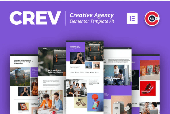 Crev Creative Agency Elementor Template Kit