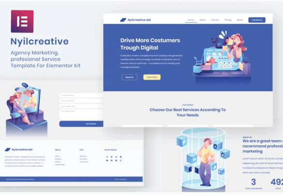 Nyil Business Agency Elementor Template Kit