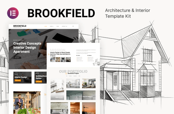 Brookfield – Architecture Interior Design Template Kit