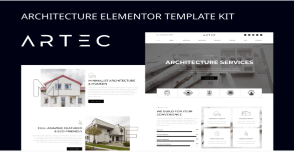 Artec Architecture Elementor Template Kit