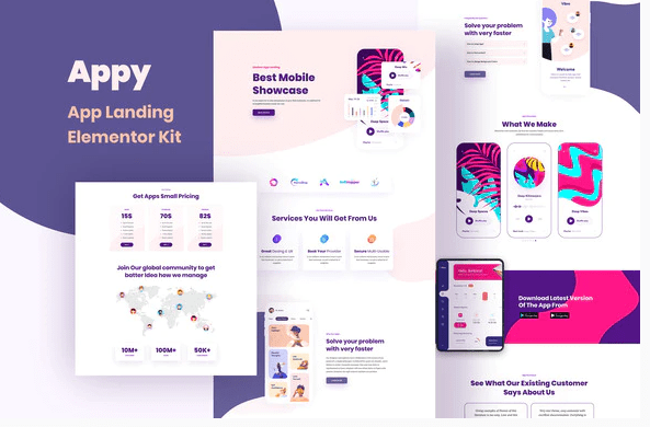 Appy Sales Landing Page Template Kit