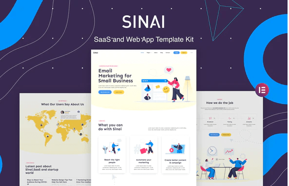 Sinai – SaaS and Web App Template Kit