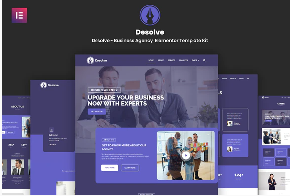 Desolve Business Agency Elementor 1