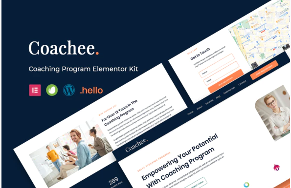 Coachee Coaching Program Elementor Template Kit